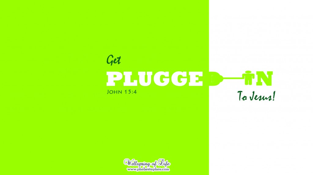 Are you plugged in?